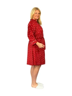 La Cera™ Bata Tipo Kimono Minky Sedosa Y Transparente De Talla Grande La Cera