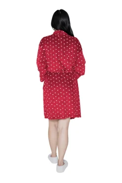 La Cera™ Bata Tipo Kimono Minky Sedosa Y Transparente De La Cera