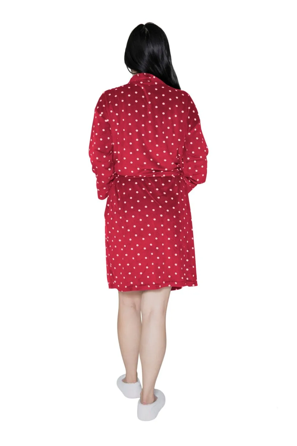 La Cera™ Bata Tipo Kimono Minky Sedosa Y Transparente De La Cera