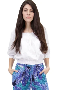 La Cera™ Blusa Campesina Bordada La Cera