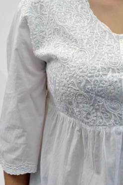 La Cera™ Blusa Con Corpino Bordado De Talla Grande La Cera