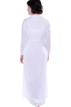 La Cera™ Caftan Bordado Con Cuello En V Y Muesca La Cera