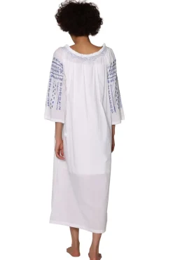 La Cera™ Caftan Bordado Con Manga Corta La Cera
