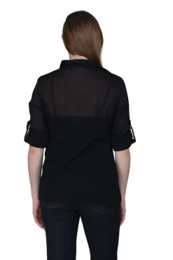 La Cera™ Camisa Campamento De Gasa De Algodon