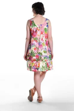 La Cera™ Camisa De Algodon Floral Multicolor 100% Algodon