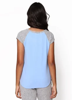 La Cera™ Camiseta De Dos Tonos De The Comfort Collection