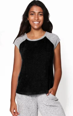 La Cera™ Camiseta De Dos Tonos De The Comfort Collection