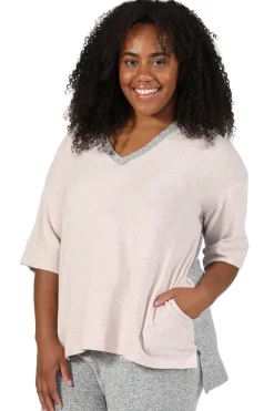 La Cera™ Camiseta De Talla Grande The Comfort Collection Block