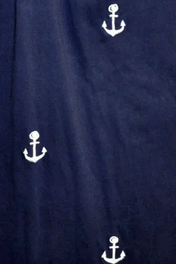 La Cera™ Camiseta Sin Mangas De Punto De Algodon Con Bordado De Ancla