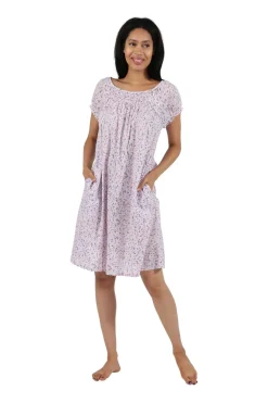 La Cera™ Camisola Con Estampado Floral Fruncido 100% Algodon