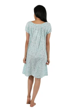 La Cera™ Camisola Con Estampado Floral Fruncido 100% Algodon