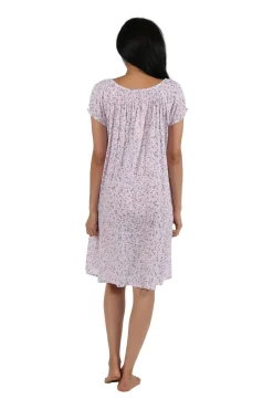 La Cera™ Camisola Con Estampado Floral Fruncido 100% Algodon