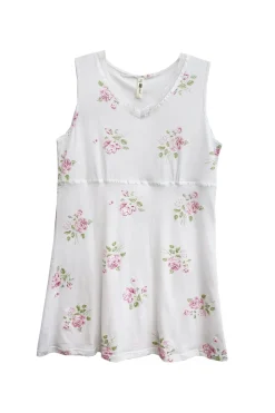 La Cera™ Camisola De Punto De Algodon Con Estampado Floral - Tallas Grandes