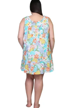 La Cera™ Camison Con Estampado Floral Pastel 100% Algodon La Cera