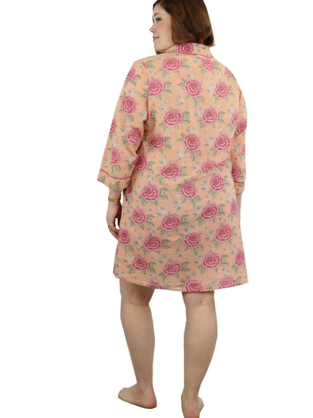 La Cera™ Camison De Manga Larga La Cera Talla Grande
