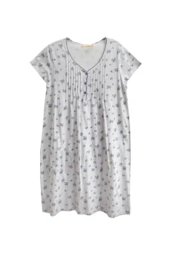 La Cera™ Camison Floral 100% Algodon La Cera - Talla Grande