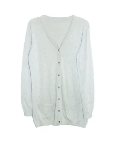 La Cera™ Cardigan Boyfriend De Manga Larga La Cera - Talla Grande