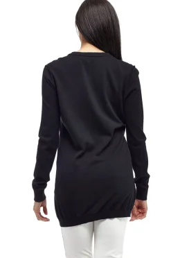 La Cera™ Cardigan Boyfriend De Manga Larga La Cera - Talla Grande