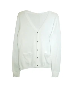 La Cera™ Cardigan De Manga Larga Con Bolsillos La Cera - Talla Grande