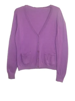 La Cera™ Cardigan De Manga Larga Con Bolsillos La Cera - Talla Grande