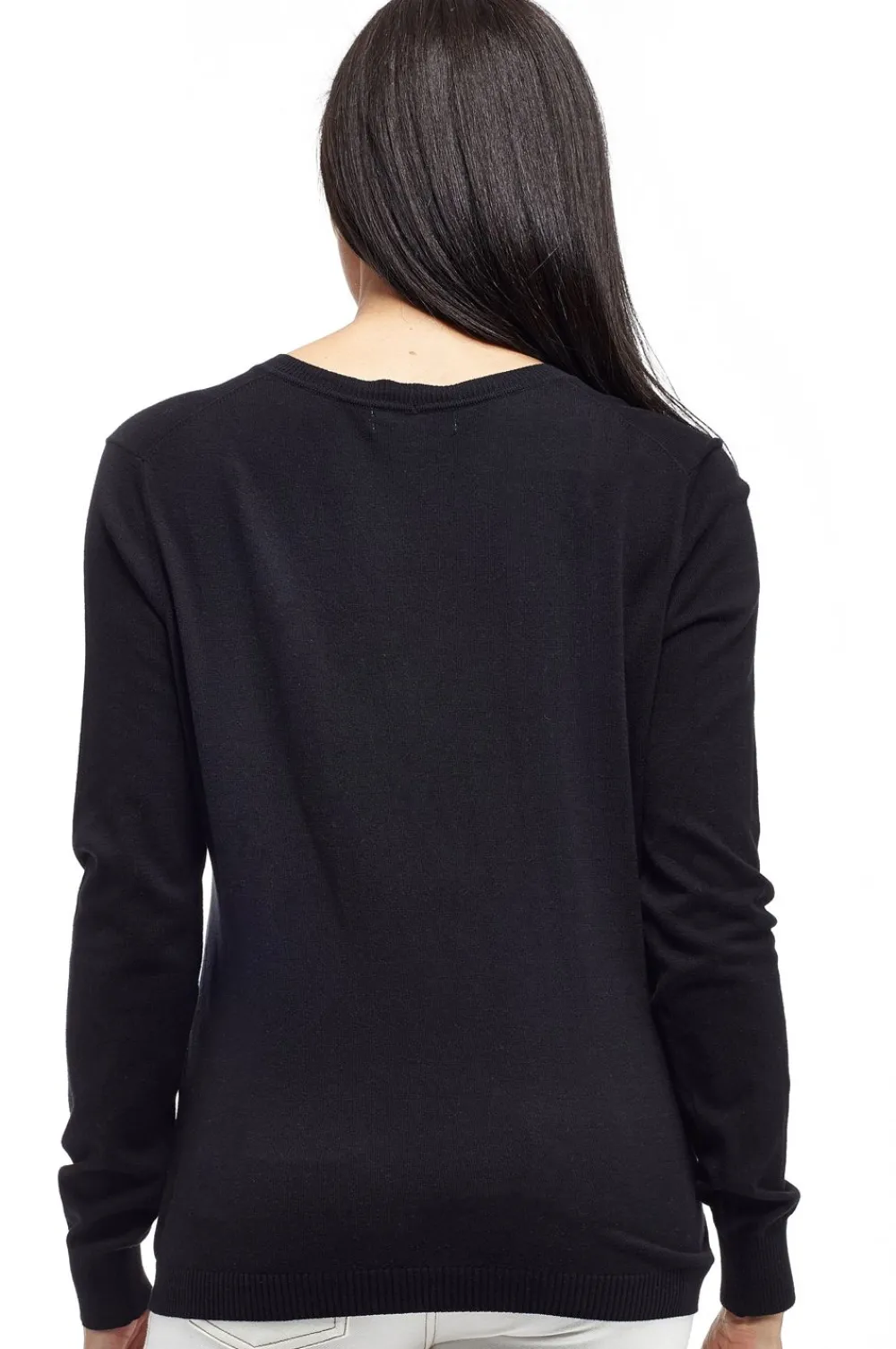 La Cera™ Cardigan De Manga Larga Con Bolsillos La Cera - Talla Grande