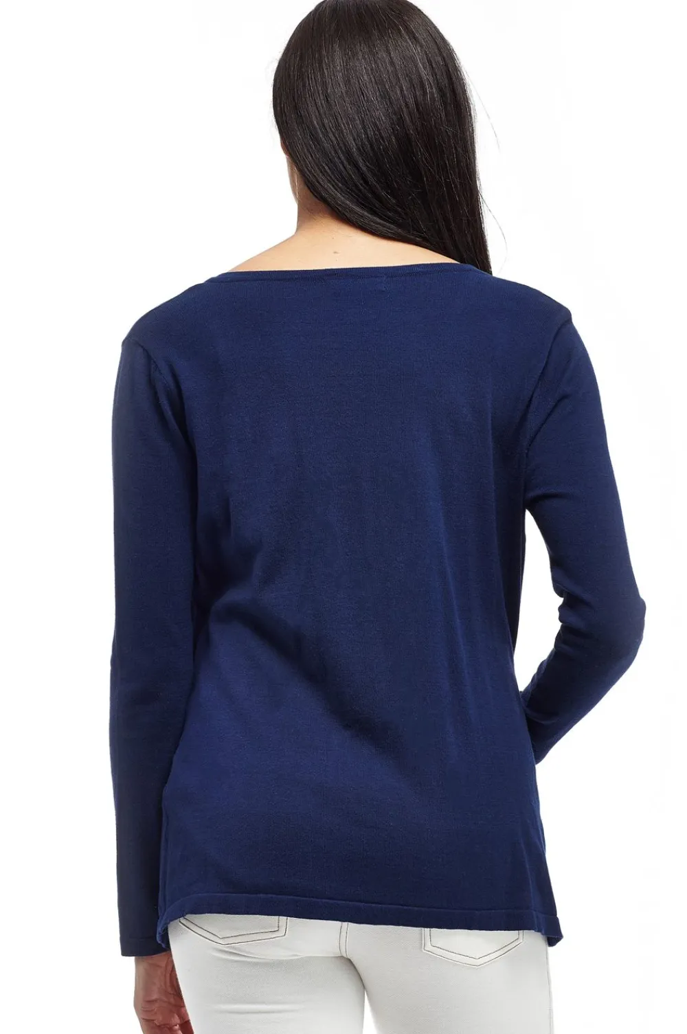 La Cera™ Cardigan Tipo Cascada De Manga Larga La Cera Talla Grande