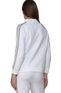 La Cera™ Chaqueta Con Cremallera De Felpa Francesa De Talla Grande