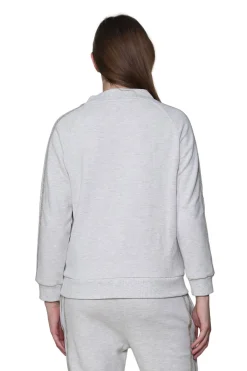 La Cera™ Chaqueta Con Cremallera De Felpa Francesa De Talla Grande