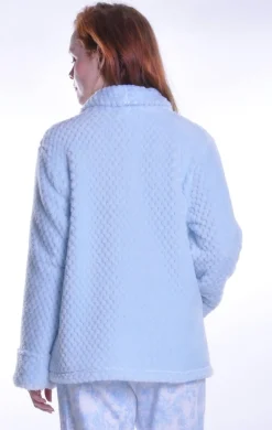 La Cera™ Chaqueta De Cama De Forro Polar De Panal De Talla Grande