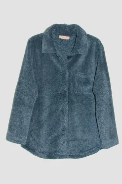 La Cera™ Chaqueta De Cama De Forro Polar Jaspeado La Cera