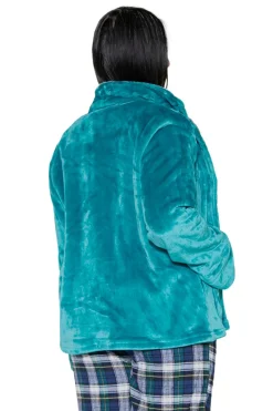 La Cera™ Chaqueta De Cama Roja De Felpa La Cera