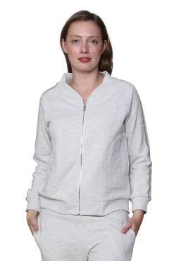 La Cera™ Chaqueta De Felpa Francesa Con Cremallera