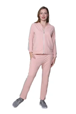 La Cera™ Chaqueta De Felpa Francesa Con Cremallera