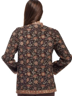 La Cera™ Chaqueta Mandarina Acolchada La Cera