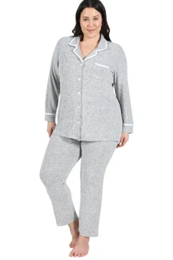 La Cera™ Conjunto De Pijama A Medida De Talla Grande The Comfort Collection