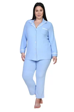 La Cera™ Conjunto De Pijama A Medida De Talla Grande The Comfort Collection