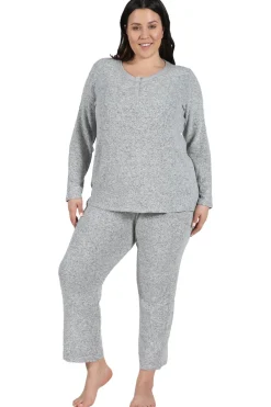 La Cera™ Conjunto De Pijama Con Broche A Presion De Talla Grande De The Comfort
