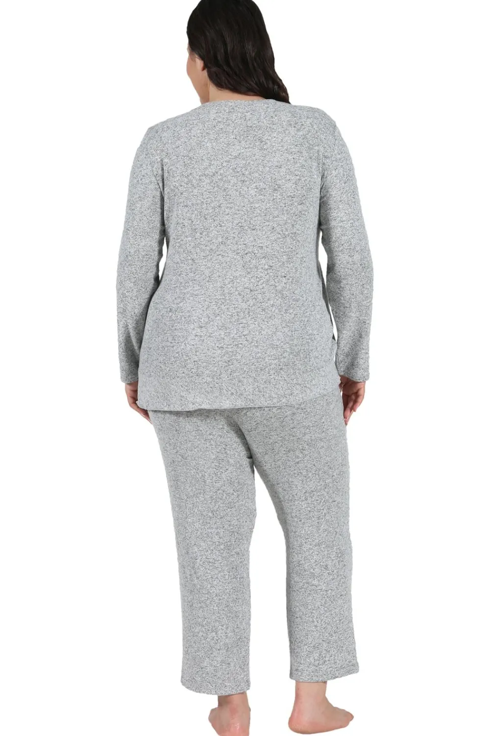 La Cera™ Conjunto De Pijama Con Broche A Presion De Talla Grande De The Comfort