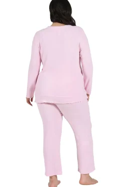 La Cera™ Conjunto De Pijama Con Broche A Presion De Talla Grande De The Comfort
