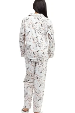 La Cera™ Conjunto De Pijama De Franela De Manga Larga