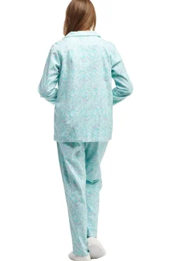 La Cera™ Conjunto De Pijama De Franela Con Estampado Floral Wispy