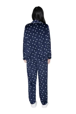 La Cera™ Conjunto De Pijama De Polar Minky Transparente De La Cera
