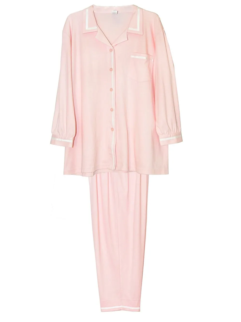 La Cera™ Conjunto De Pijama De Talla Grande Y Manga Larga
