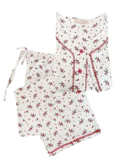 La Cera™ Conjunto De Pijama De Talla Grande Con Muerdago De Manga Larga