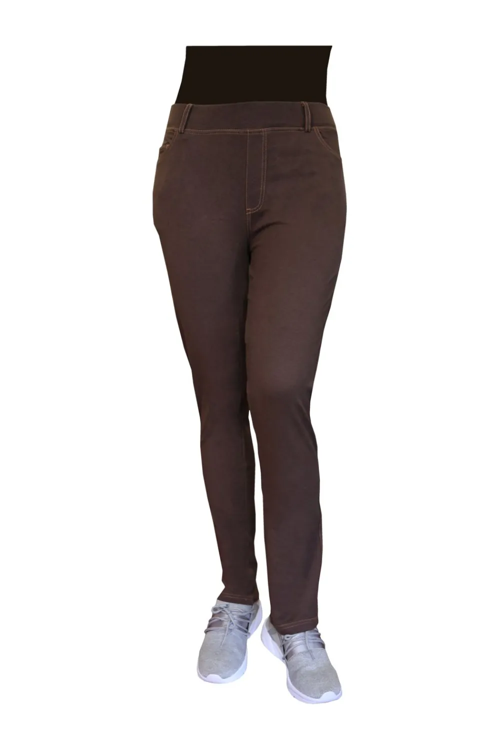 La Cera™ Jegging De Punto Elastico De Talla Grande La Cera