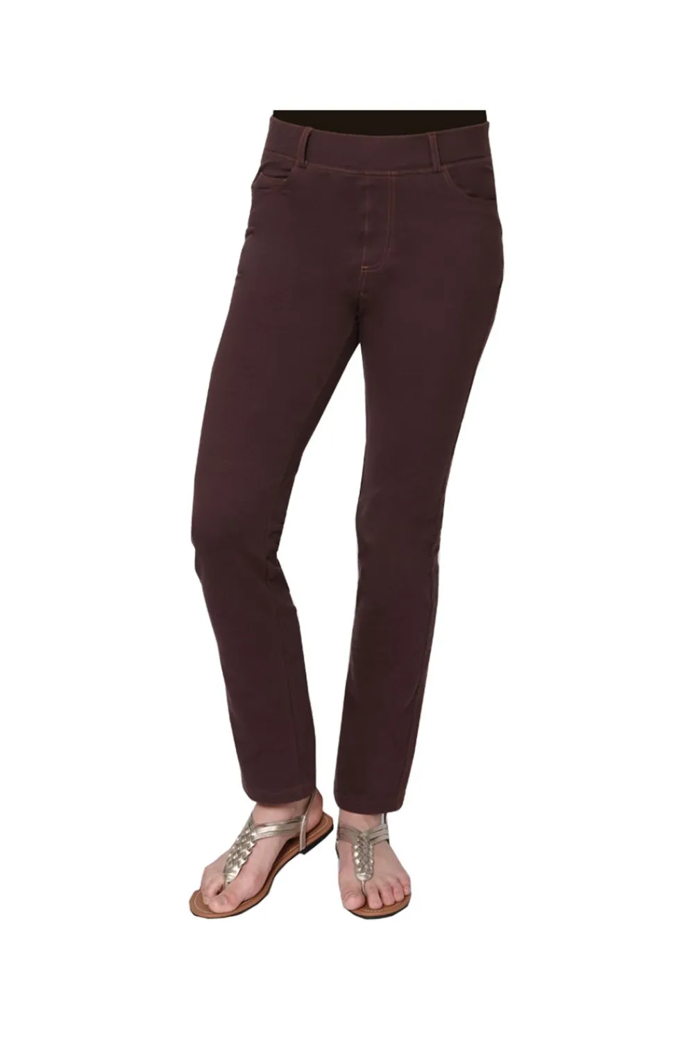La Cera™ Jeggings De Punto Elastico La Cera