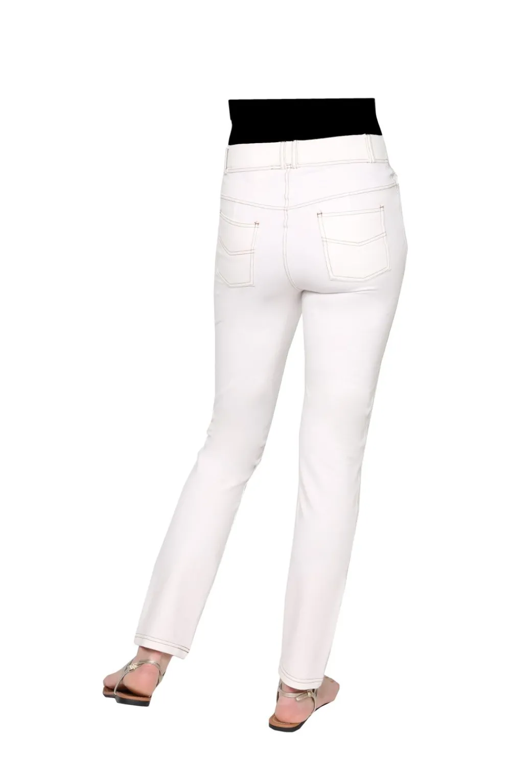 La Cera™ Jeggings De Punto Elastico La Cera