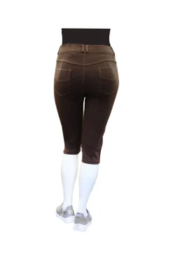 La Cera™ La Cera Capri De Punto Elastico De Talla Grande