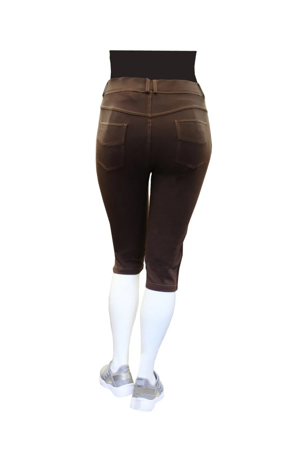 La Cera™ La Cera Capri De Punto Elastico De Talla Grande