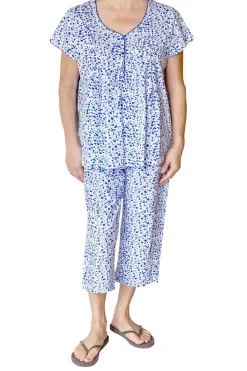 La Cera™ La Cera Cotton Knit Capri Pj